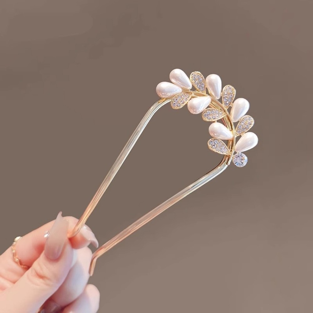 Board Game Go - 1pc Fashion U-shaped Metal Shell Hair