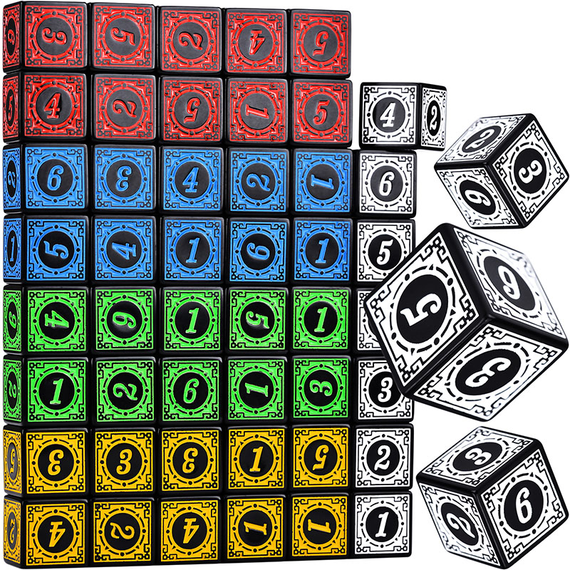 Board Game Rpg - 10PCS/Set Acrylic Dice Set D6 Carved