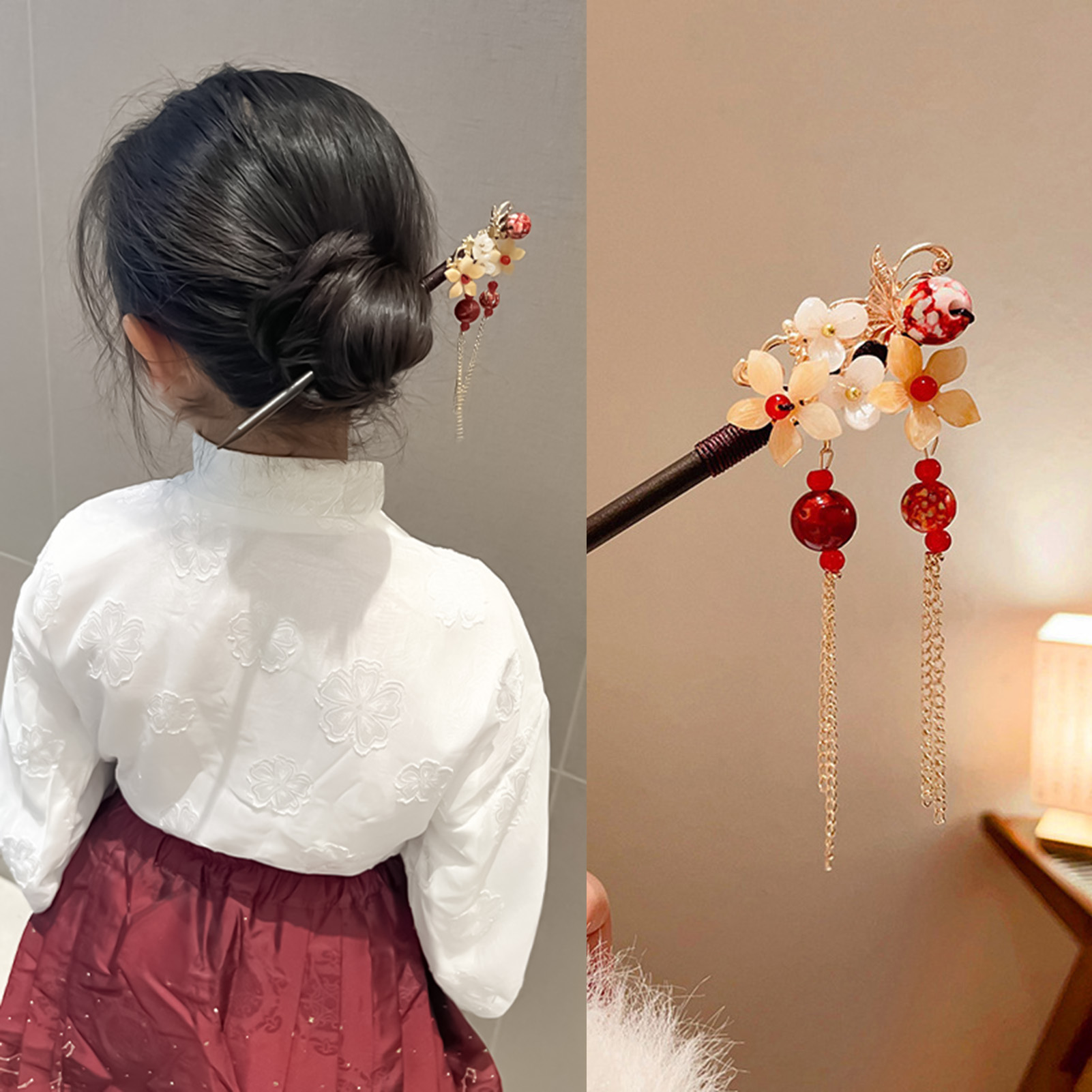 Board Game Go - Holiday Party Chinese Hair Stick Alloy