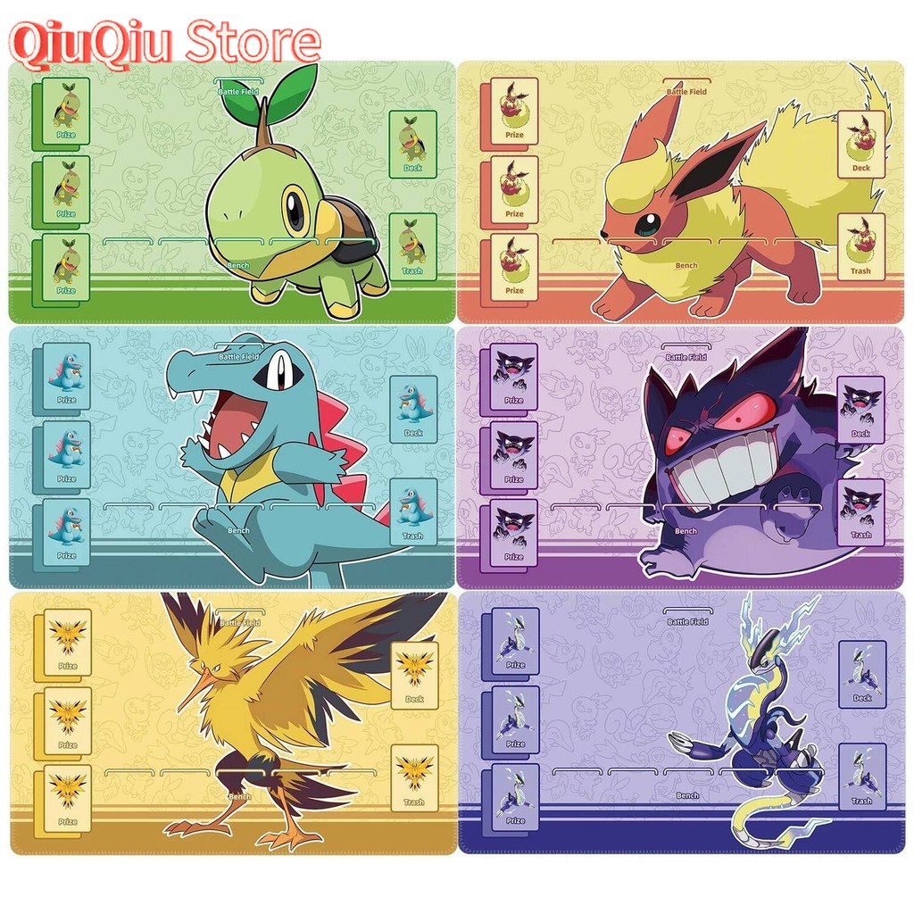 Board Game Solo - 600X350X2Mm Diy Ptcg Flareon Gengar Card