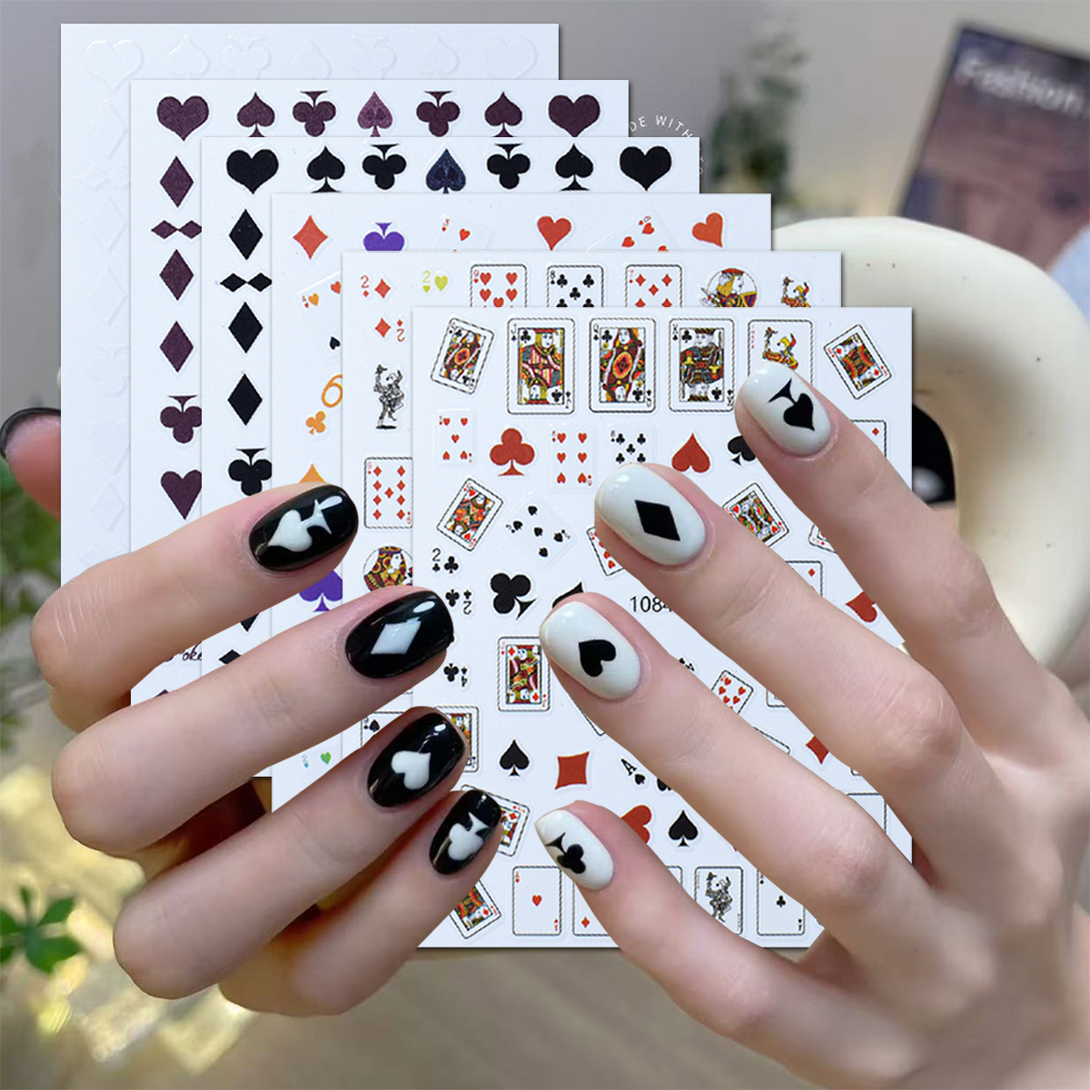 Board Game Design - 3/6/12 Sheets Poker Playing Card Nail