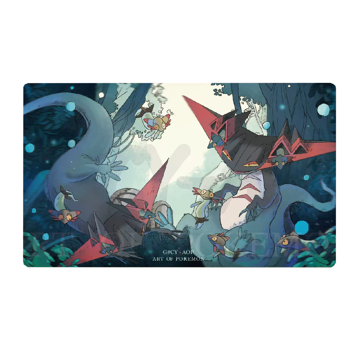 Board Game Solo - 600X350X2Mm Diy Ptcg Dragapult Card Battle