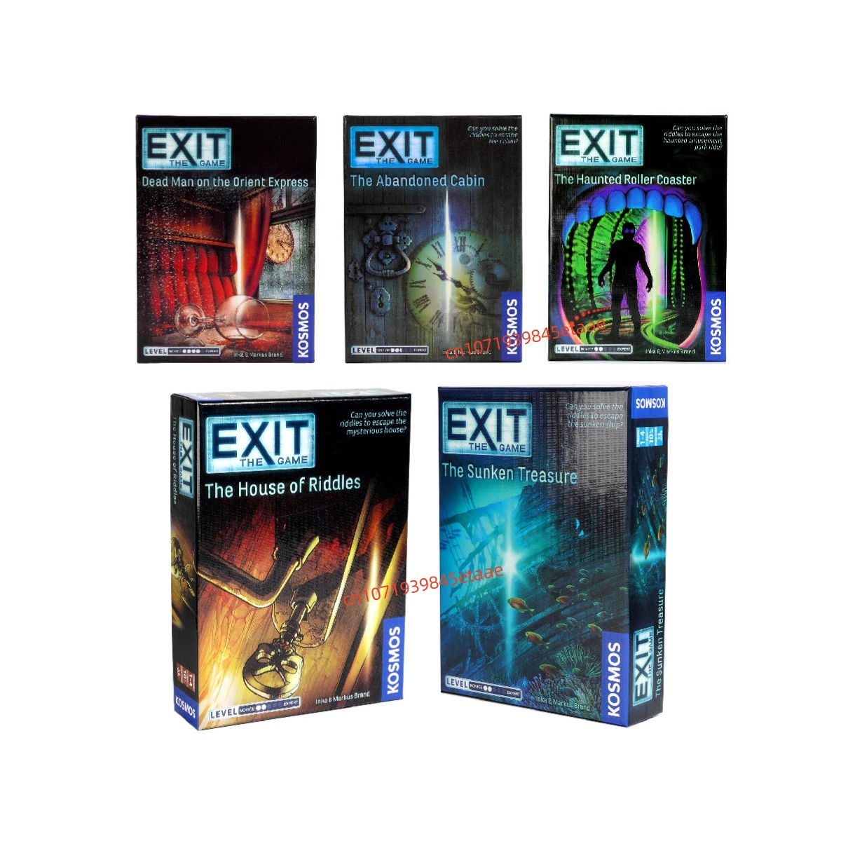 Board Game Risk - Exit Card Game The Abandoned Cabin