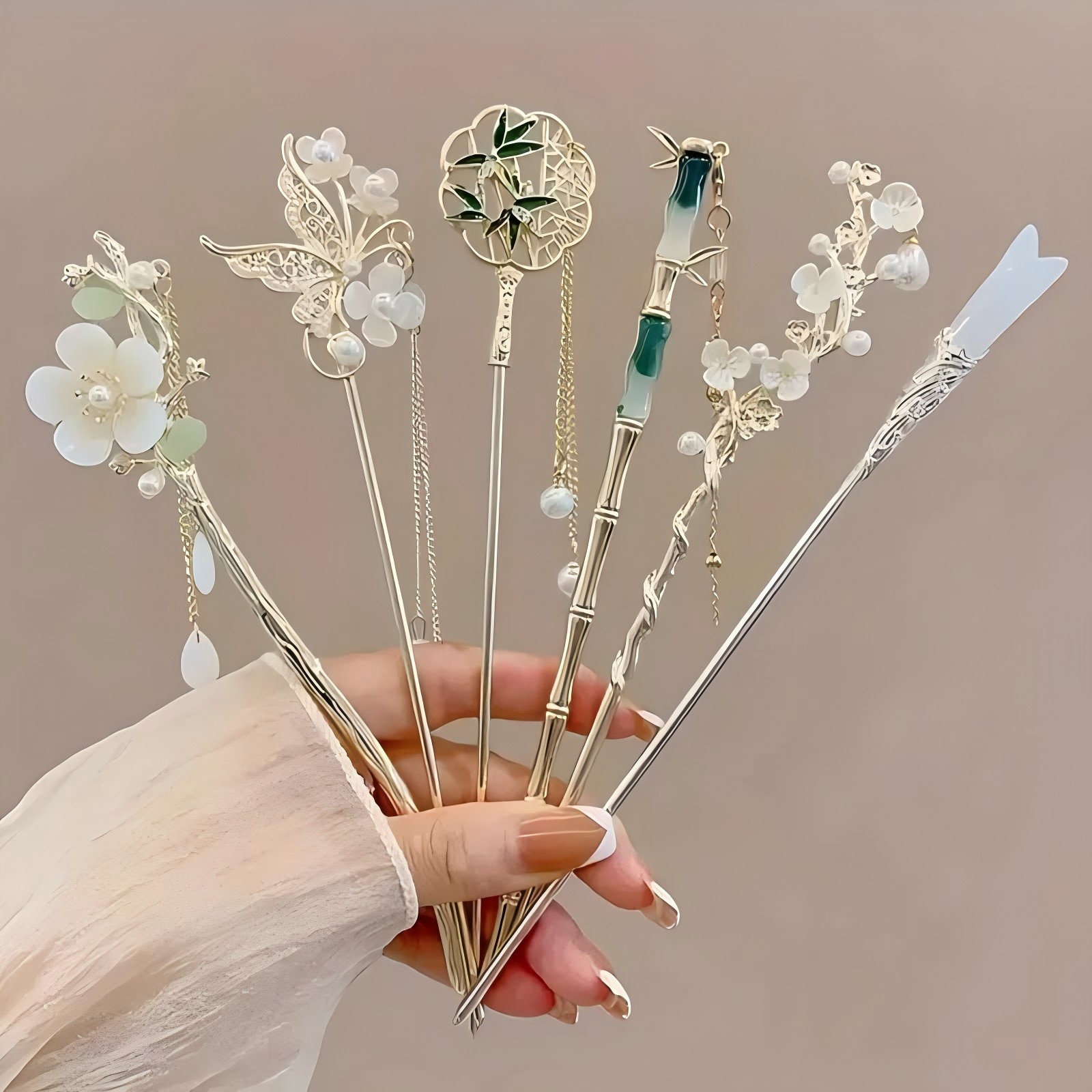 Board Game Go - 1/6pcs Elegant Chinese Style Tassel Hair