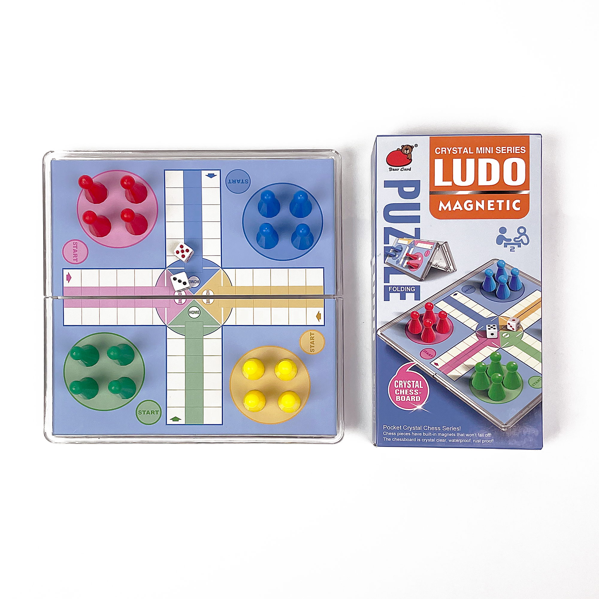 Board Game Arena - Foldable Magnetic Crystal Dice Board Game