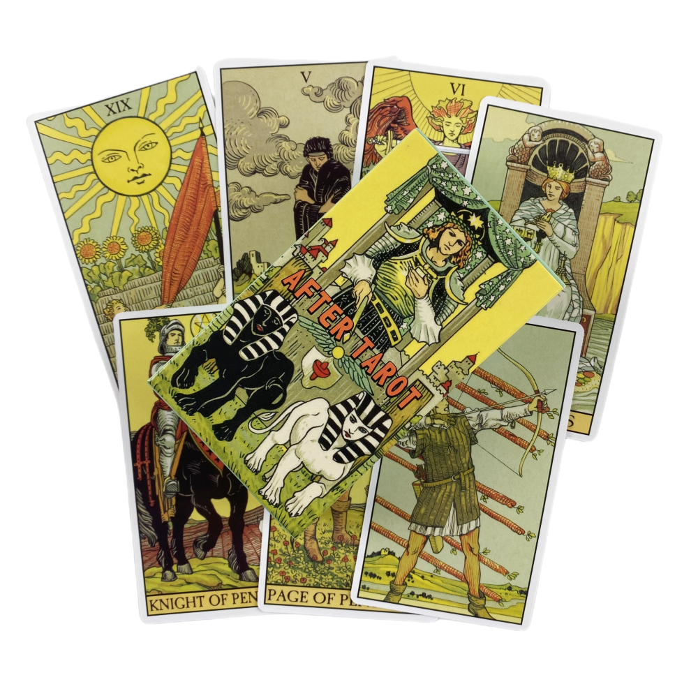 Board Game Template - The Rider Of After Tarot Cards