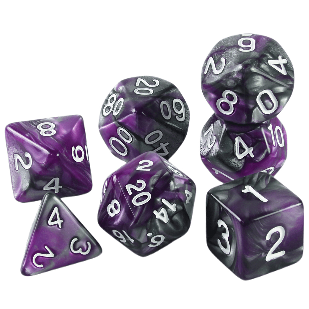 DND Dice Set 7pcs Mixing Color - đánh giá và giá Board Game Arena