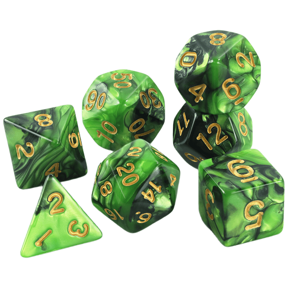 DND Dice Set 7pcs Mixing Color - đánh giá và giá Board Game Arena