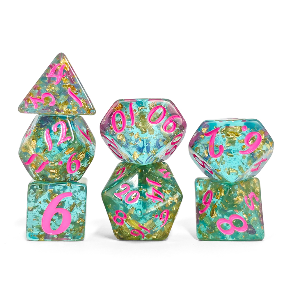 7Pcs/set Shining Foil Inside R - đánh giá và giá Board Game Rpg
