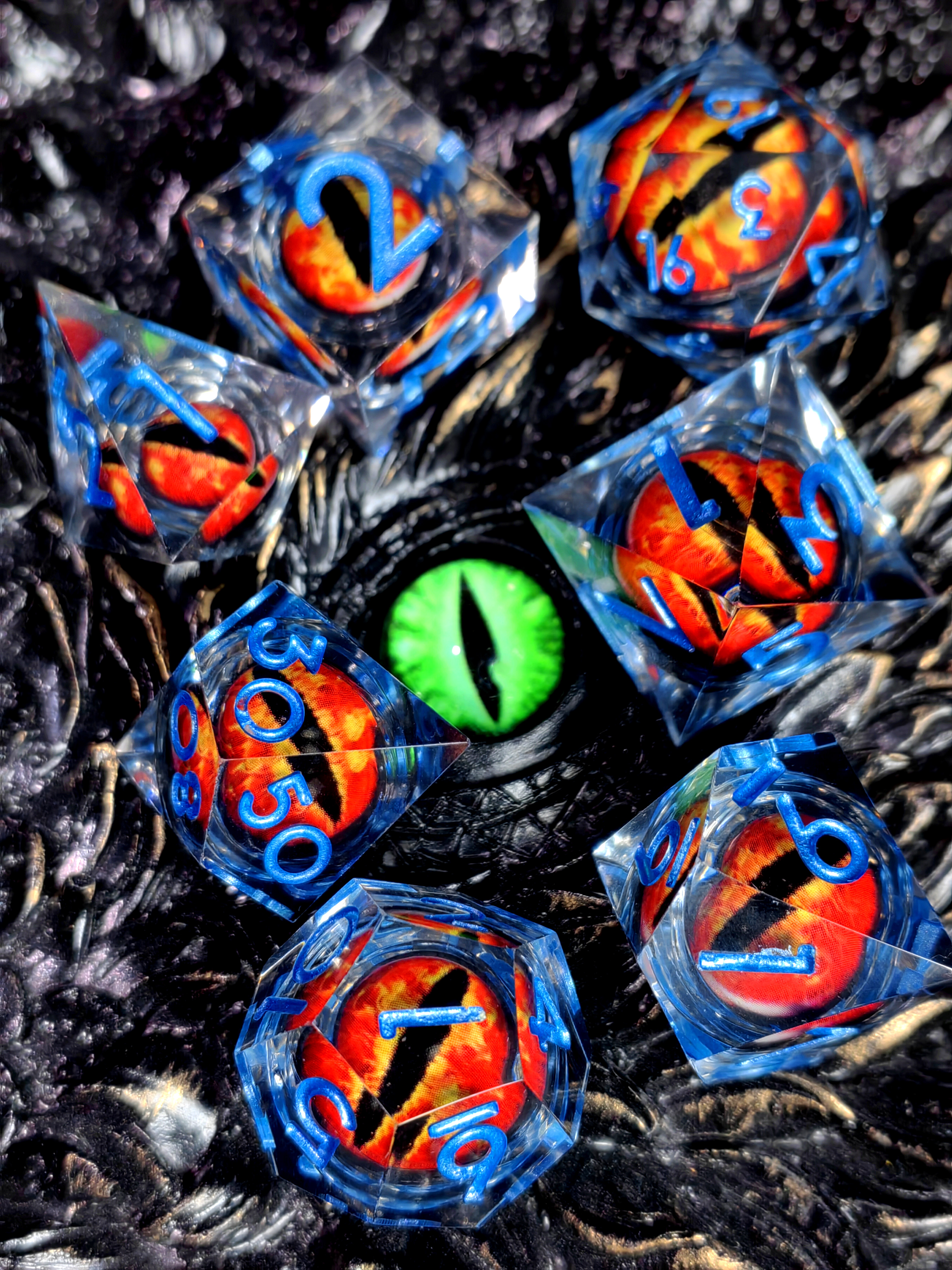 DnD Dice Set - 7-Piece Resin D - đánh giá và giá Board Game Rpg
