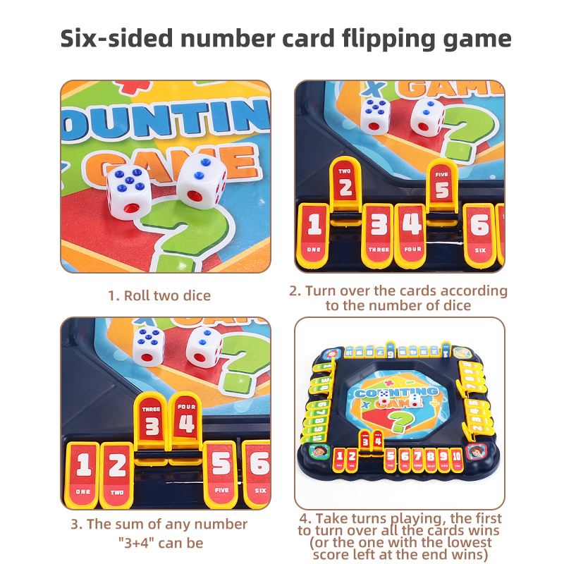 Blue Number Flip Tabletop Game - đánh giá và giá Board Game Arena