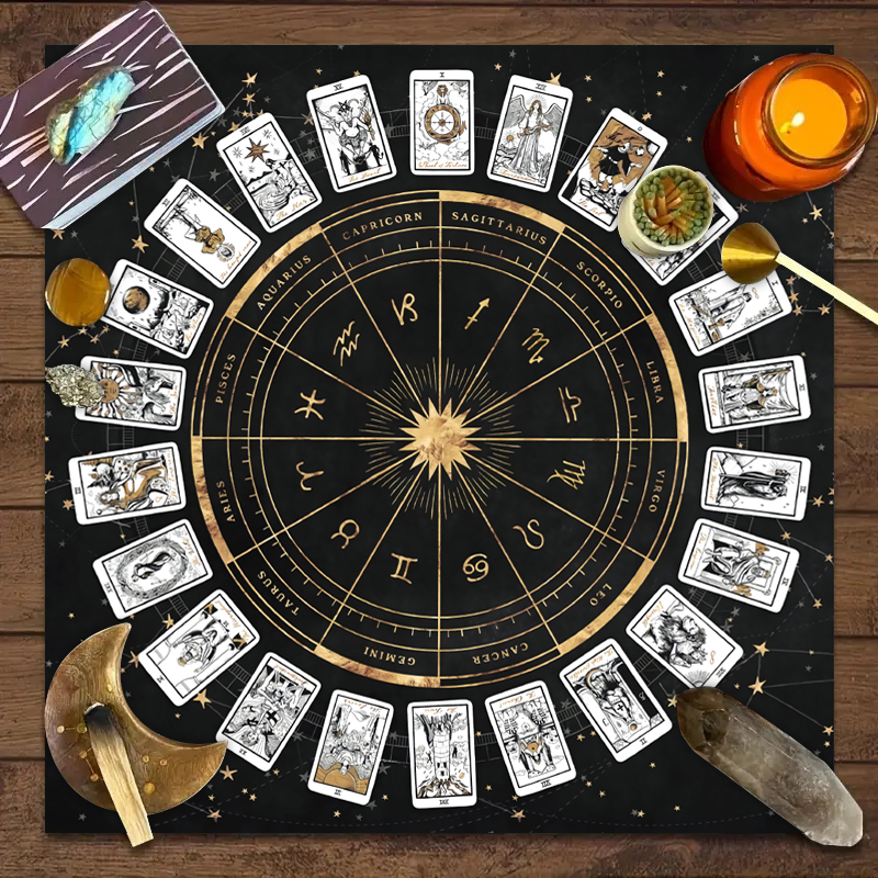 1pc Tarot Card Tablecloth, 12  - đánh giá và giá Board Game Maker