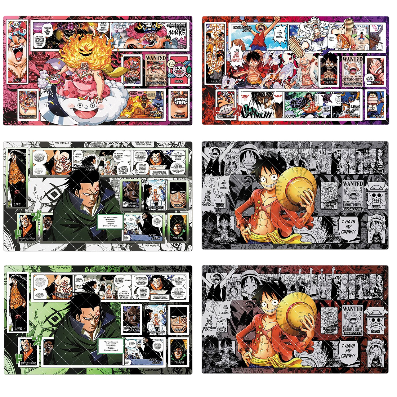 600x350mm One Piece Monkey D.  - đánh giá và giá Board Game Solo