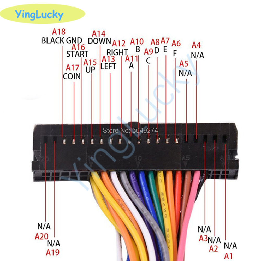 Arcade Cabinet 40-pin Wire Har - đánh giá và giá Board Game Maker