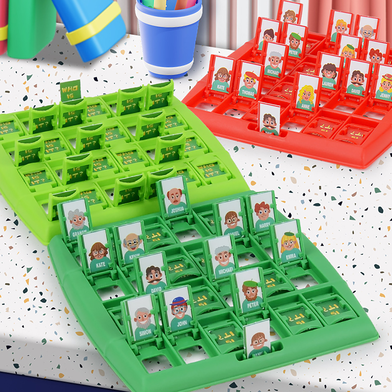 Family Guessing Board Game Who - đánh giá và giá Board Game Guess Who