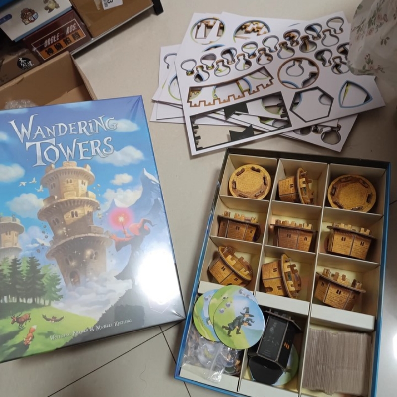 Wandering Towers Strategy Boar - đánh giá và giá Board Game Strategi