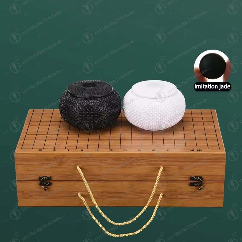 19x19 Inch Natural Bamboo & Wo - đánh giá và giá Board Game Go