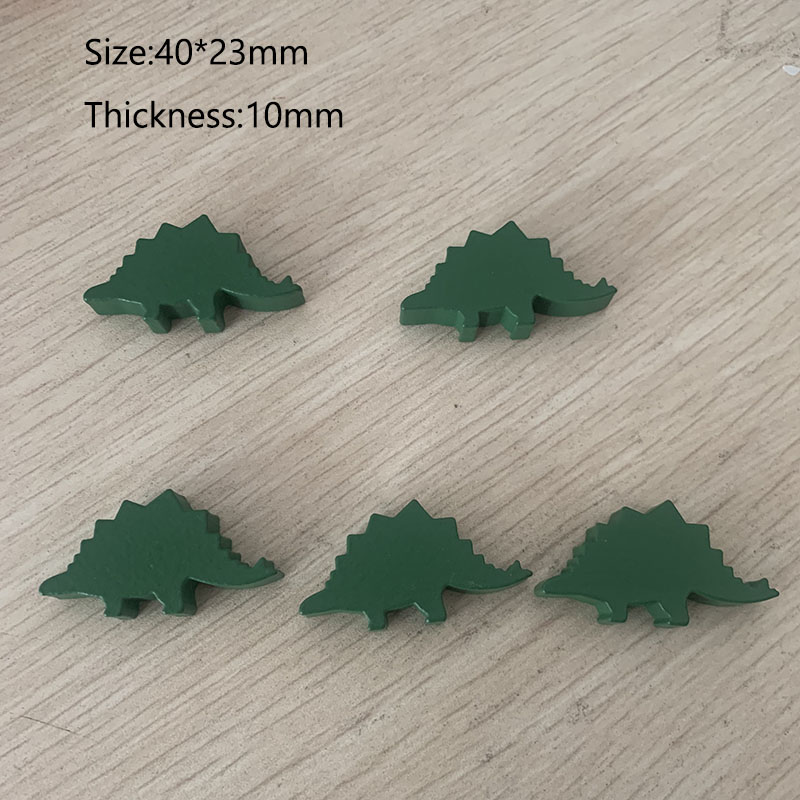 5 Pcs/set Wooden Dinosaur Boar - đánh giá và giá Board Game Root