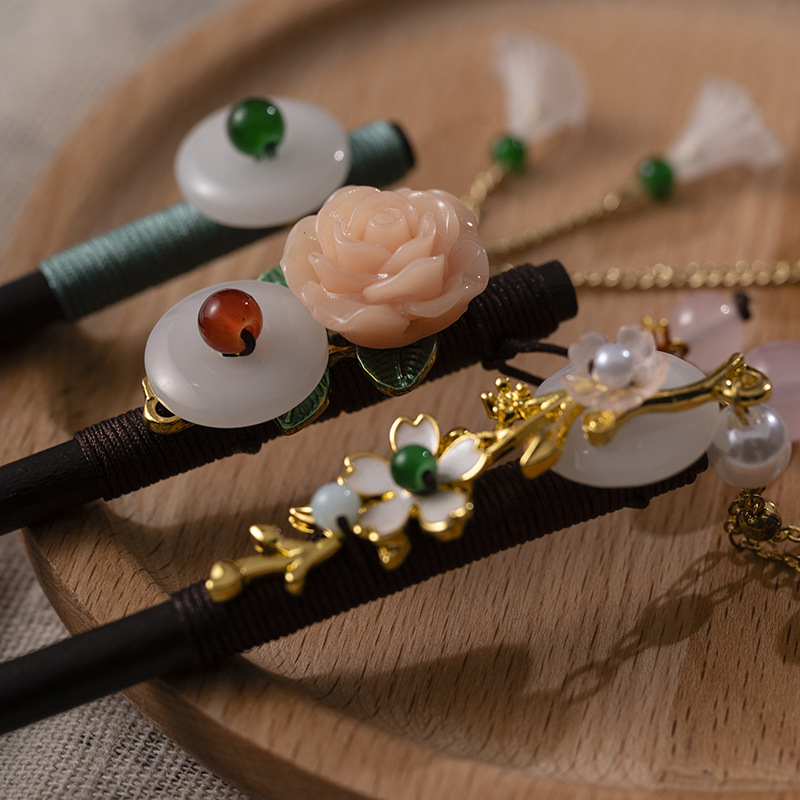 1Pc Wooden Hairpin Headdress f - đánh giá và giá Board Game Go