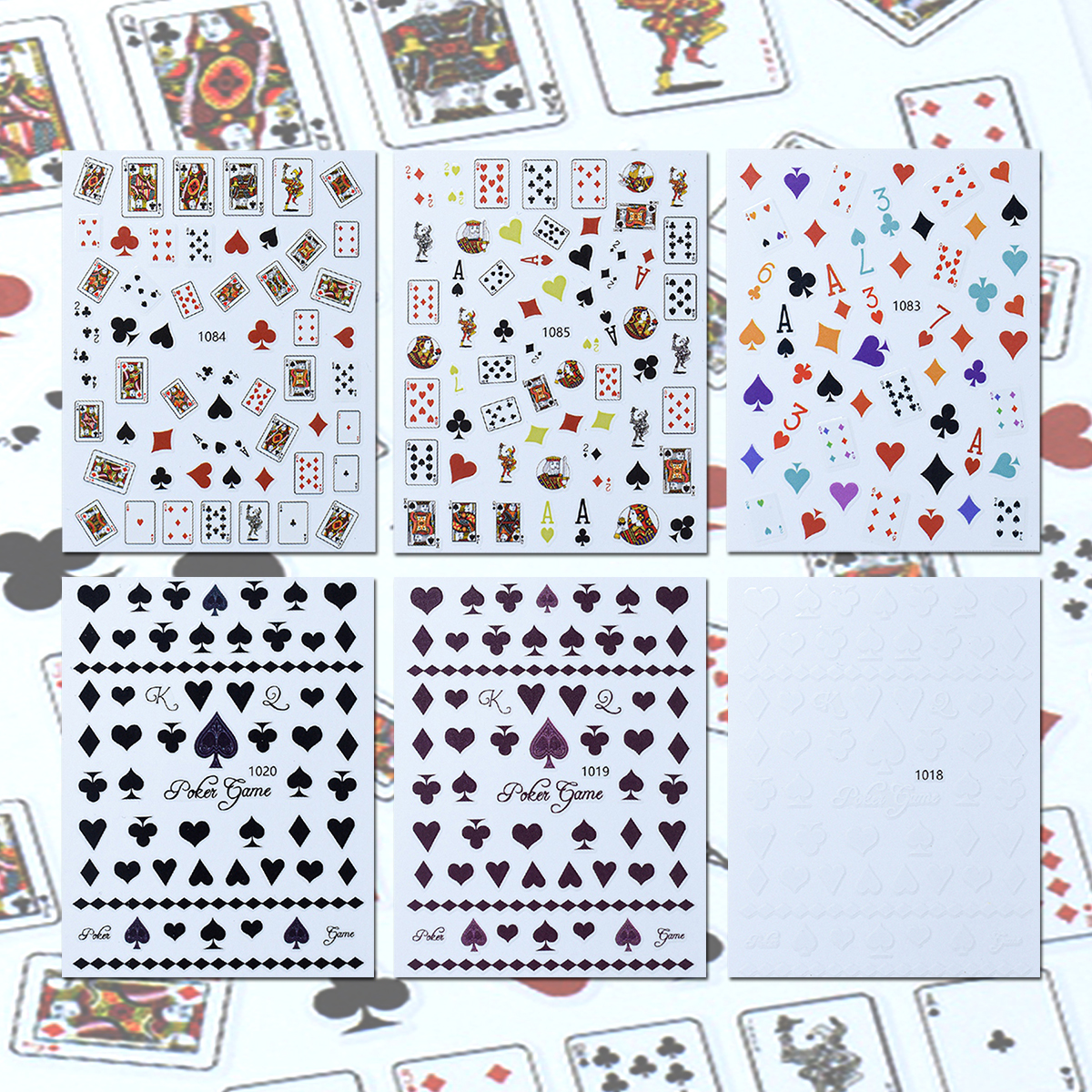 3/6/12 Sheets Poker Playing Ca - đánh giá và giá Board Game Design
