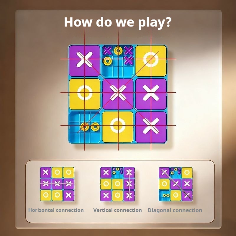 Fun Tic-Tac-Toe Board Game Kid - đánh giá và giá Board Game Strategi
