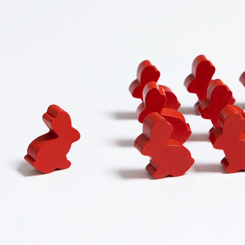 100PCS Cute Rabbit Meeple, 25m - đánh giá và giá Board Game Root