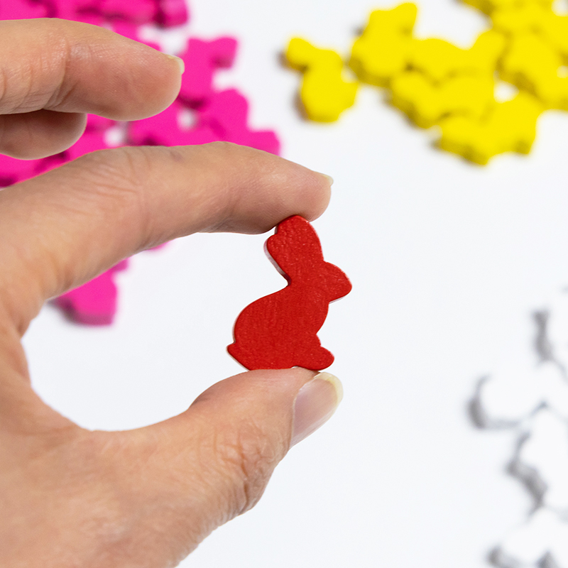 100PCS Cute Rabbit Meeple, 25m - đánh giá và giá Board Game Root