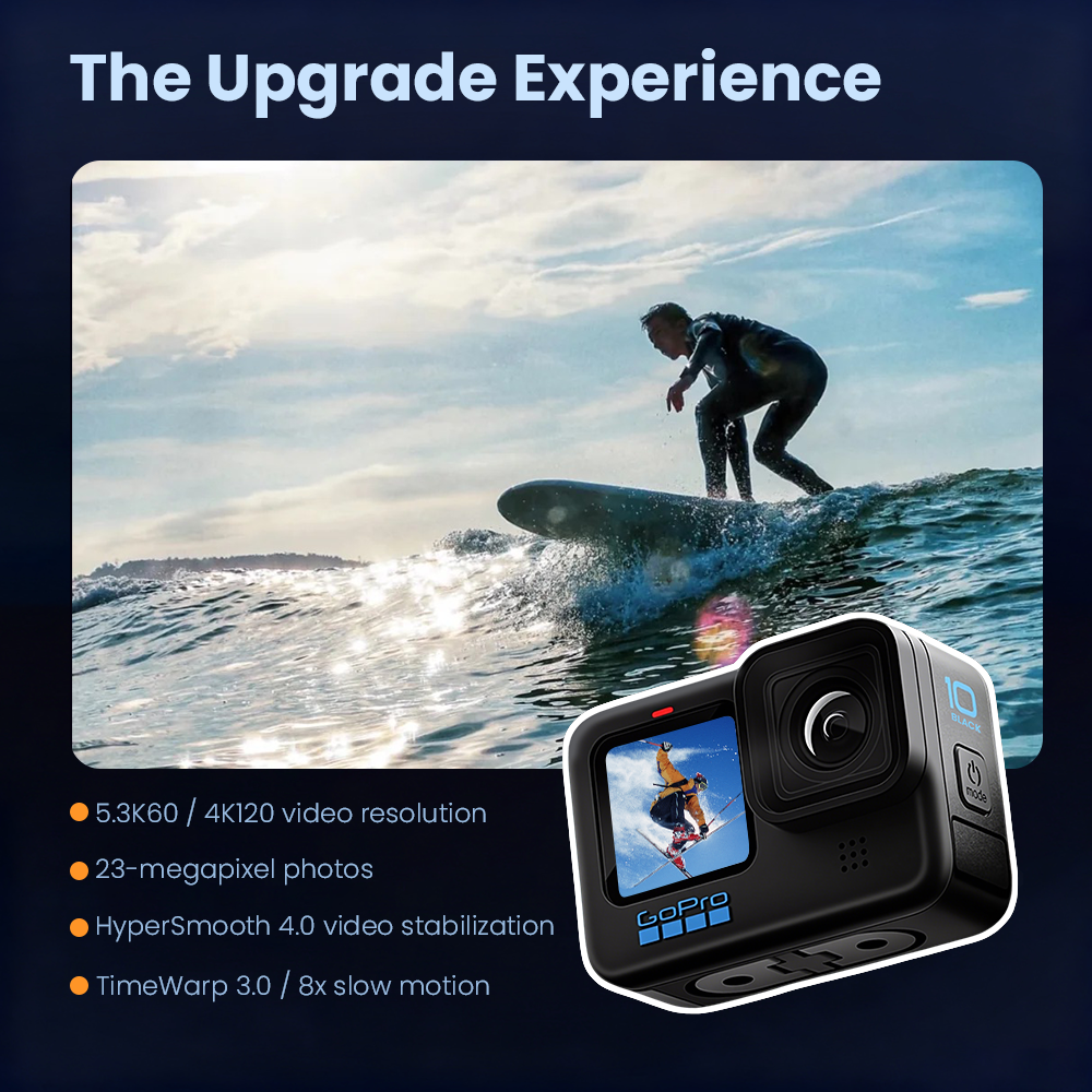 GoPro HERO10 Black original ac - đánh giá và giá Board Game Go