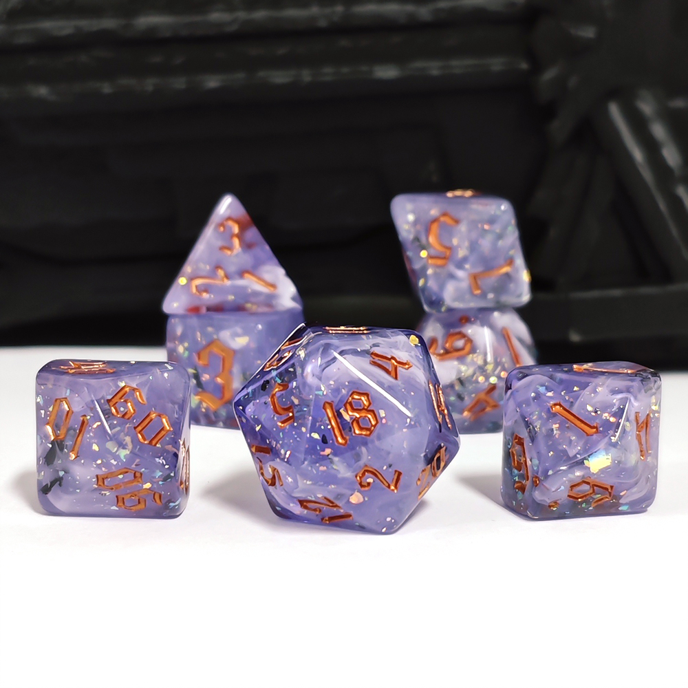 Glittery Purple Swirl with Obs - đánh giá và giá Board Game Rpg