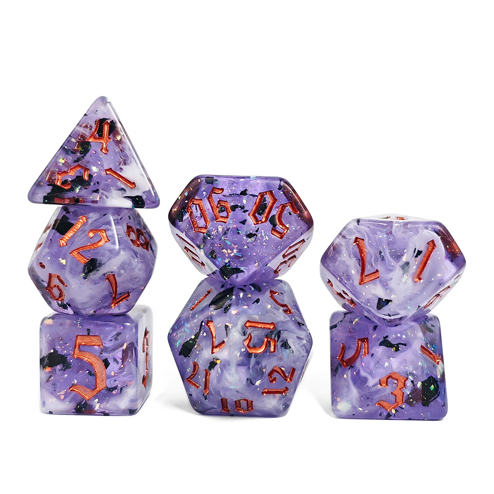 Glittery Purple Swirl with Obs - đánh giá và giá Board Game Rpg