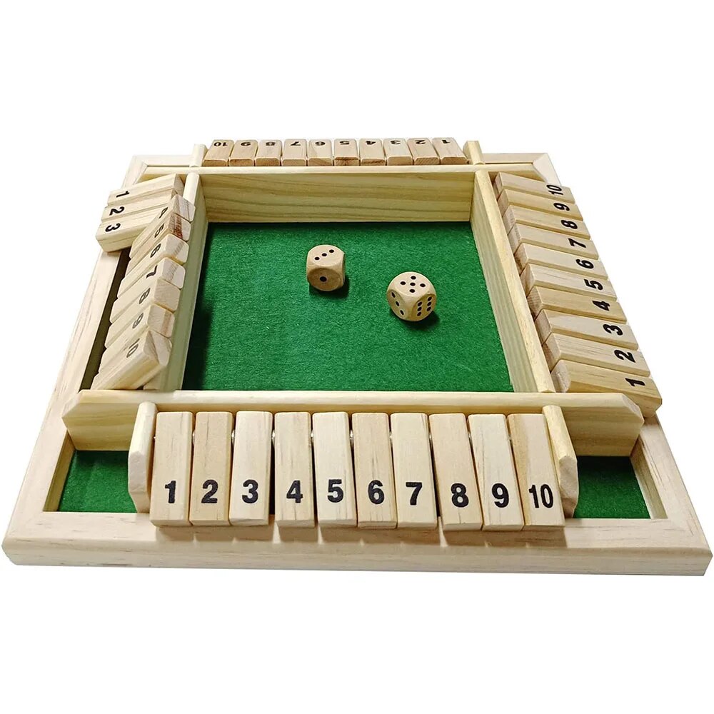 Shut The Box Dice Game Classic - đánh giá và giá Board Game Template