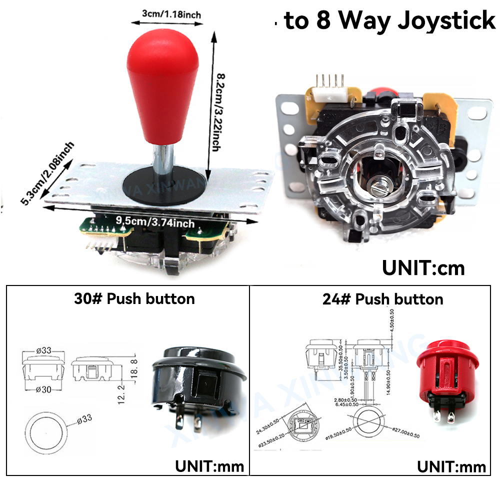 Arcade Joystick Copy SANWA Gam - đánh giá và giá Board Game Maker