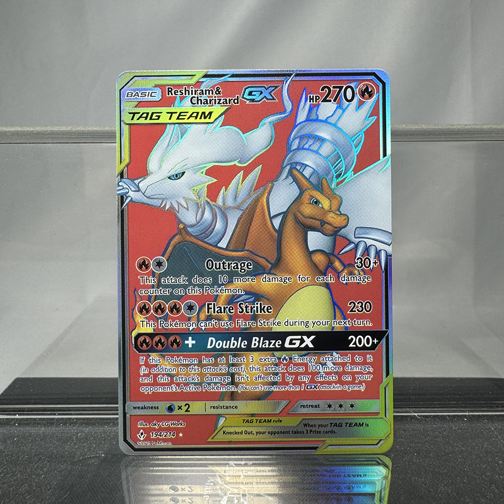 PKM Foil PROXY Cards Reshiram& - đánh giá và giá Board Game Template