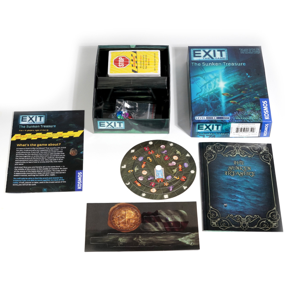 EXIT: The Sunken Treasure - Un - đánh giá và giá Board Game Risk