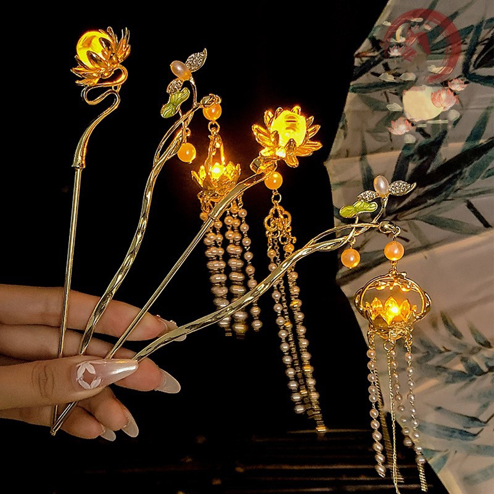 Luminous Flower Hairpin For Wo - đánh giá và giá Board Game Go