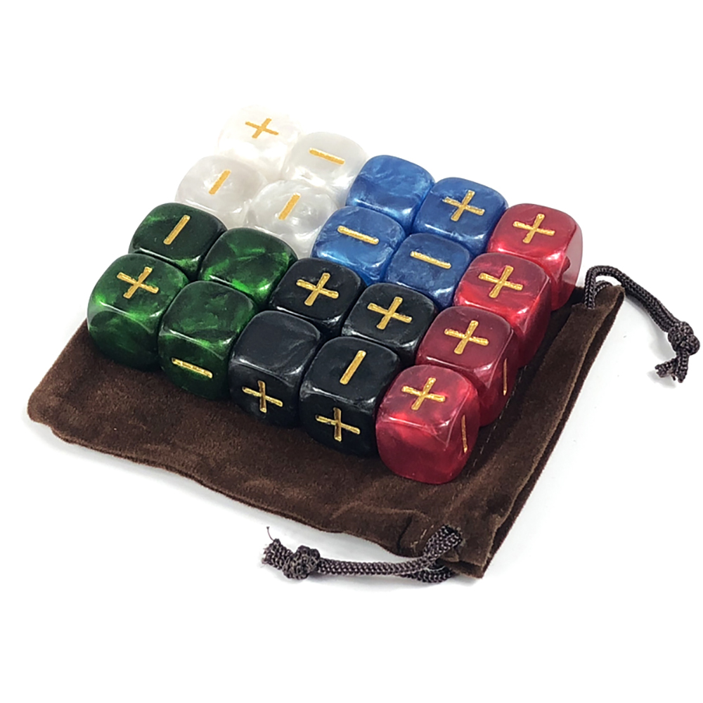 Fate Dice with Bag 20pcs for B - đánh giá và giá Board Game Arena