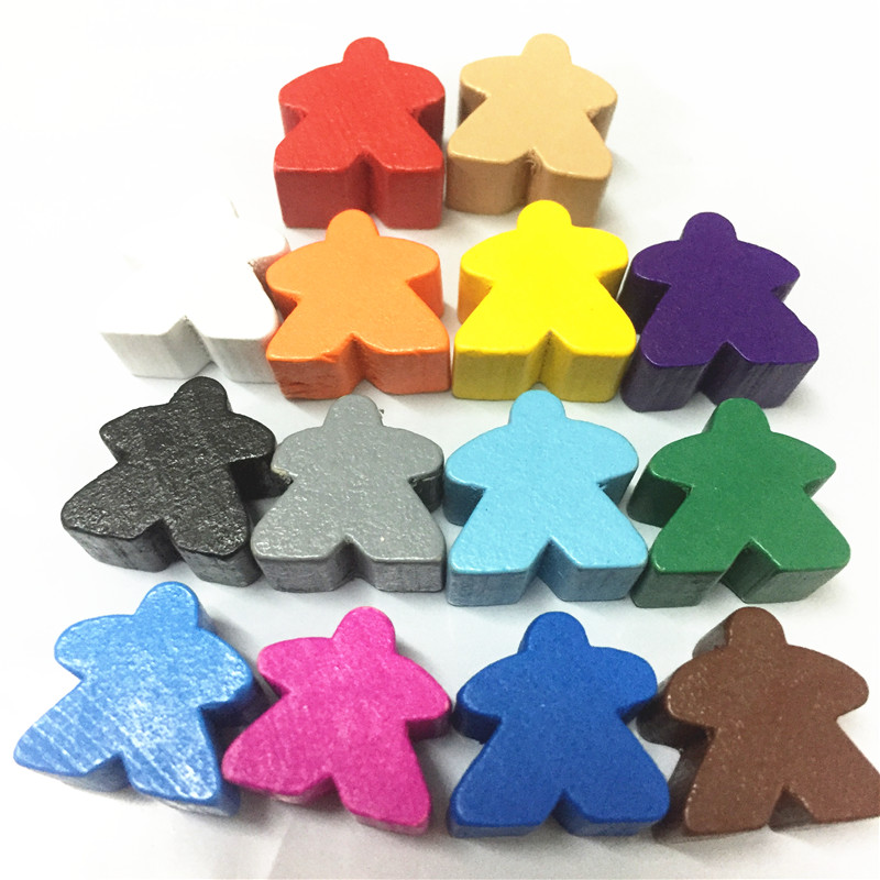 14PCS Wooden Humanoid Meeples  - đánh giá và giá Board Game Root