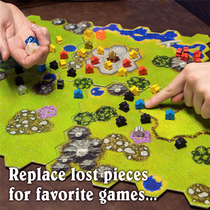 14PCS Wooden Humanoid Meeples  - đánh giá và giá Board Game Root