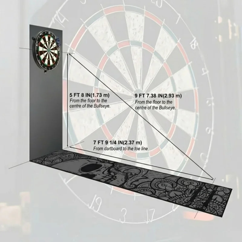 Dart Floor Mat Non Slip Wear R - đánh giá và giá Board Game Maker