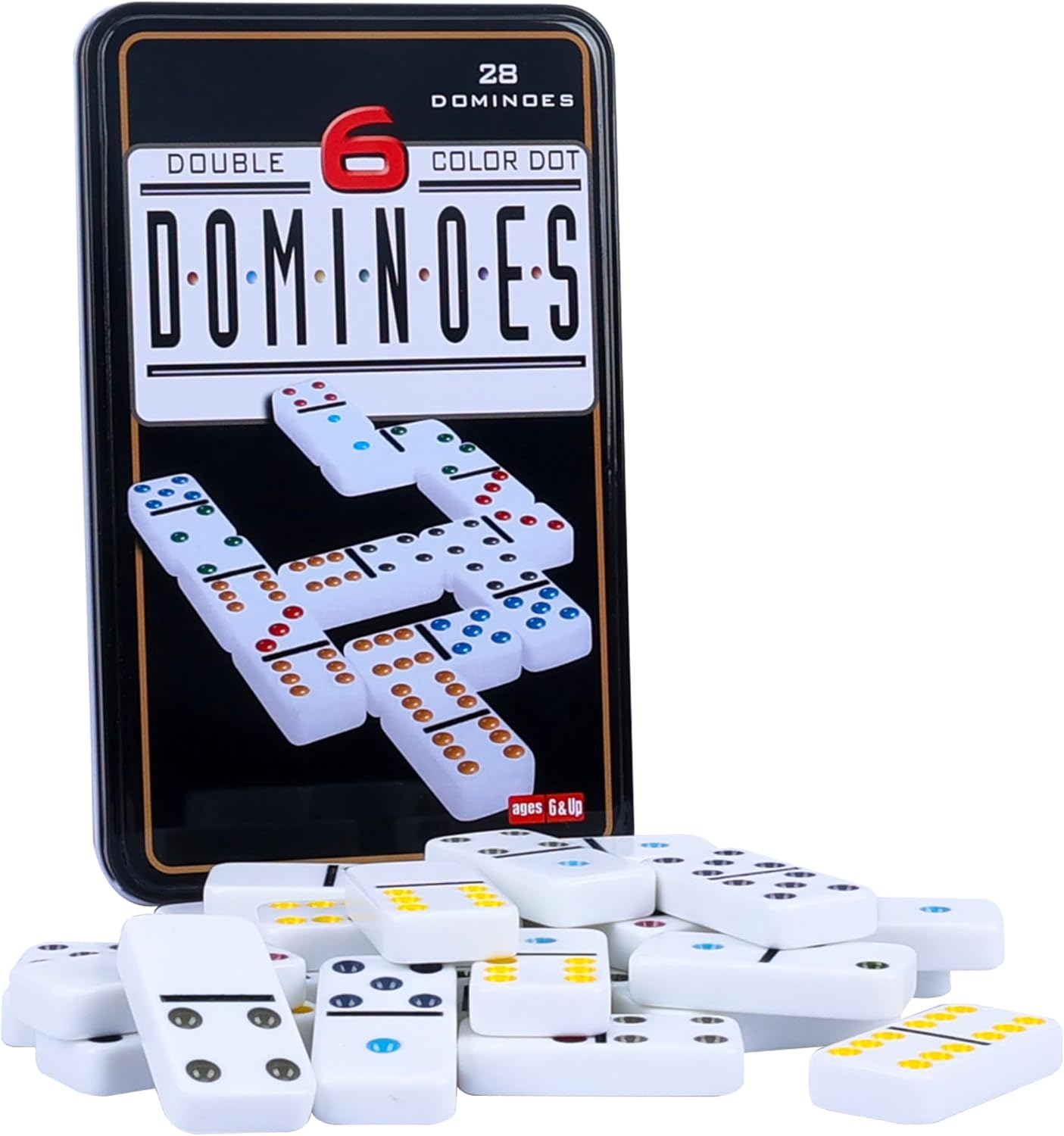 Double 6 Dominos Set for Adult - đánh giá và giá Game Storage Box