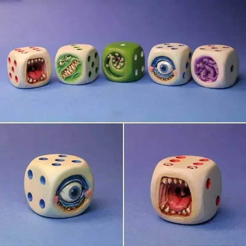 Resin Monster Face Dice Set Ha - đánh giá và giá Board Game Rpg