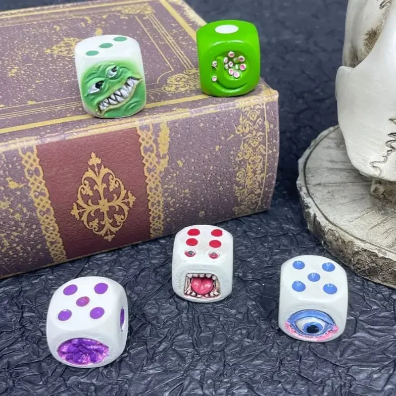 Resin Monster Face Dice Set Ha - đánh giá và giá Board Game Rpg