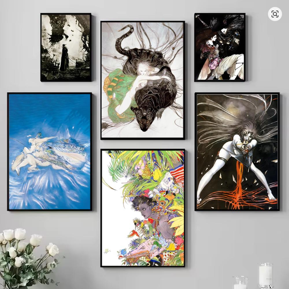 Art Y-Yoshitaka A-Amano Poster - đánh giá và giá Board Game Yokohama