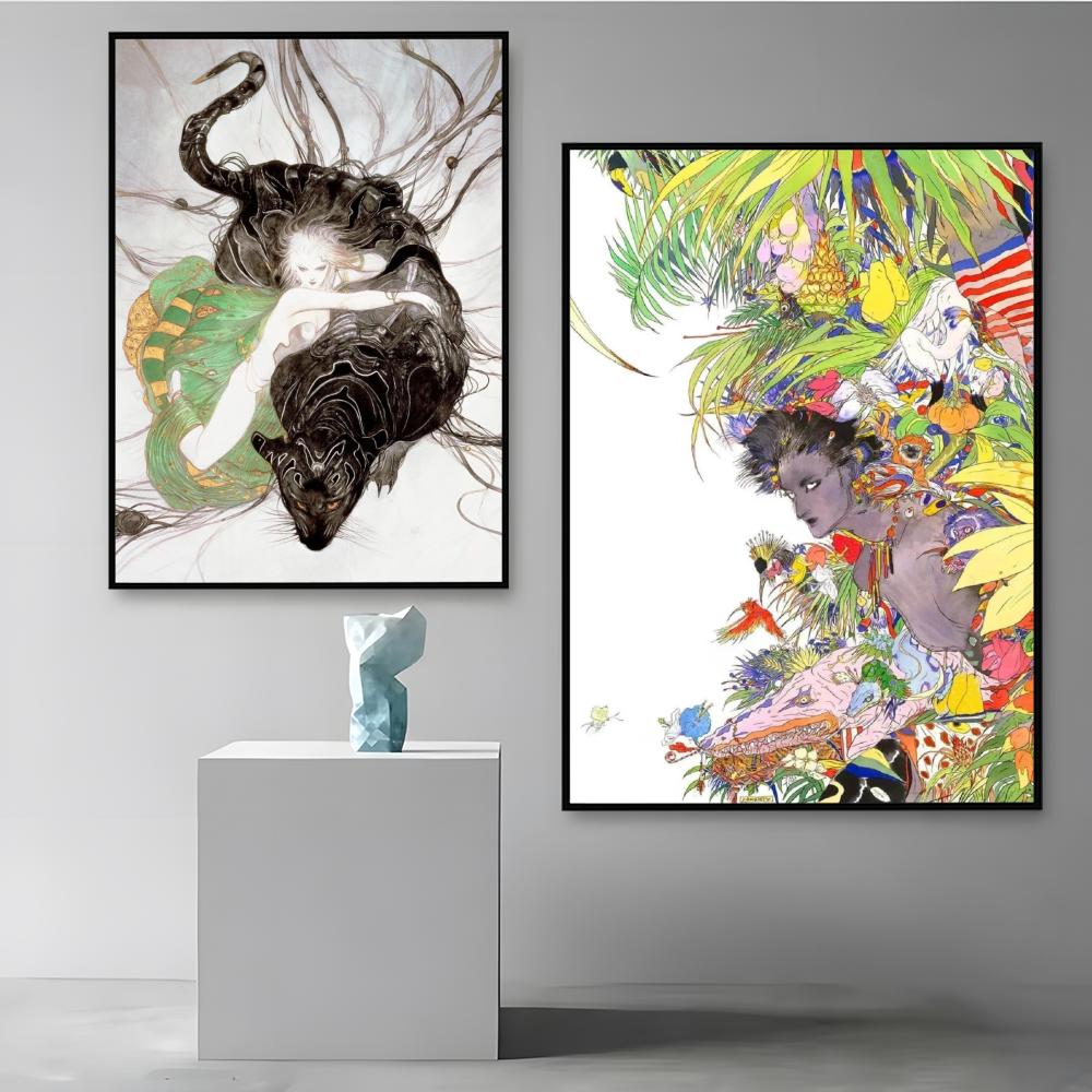 Art Y-Yoshitaka A-Amano Poster - đánh giá và giá Board Game Yokohama