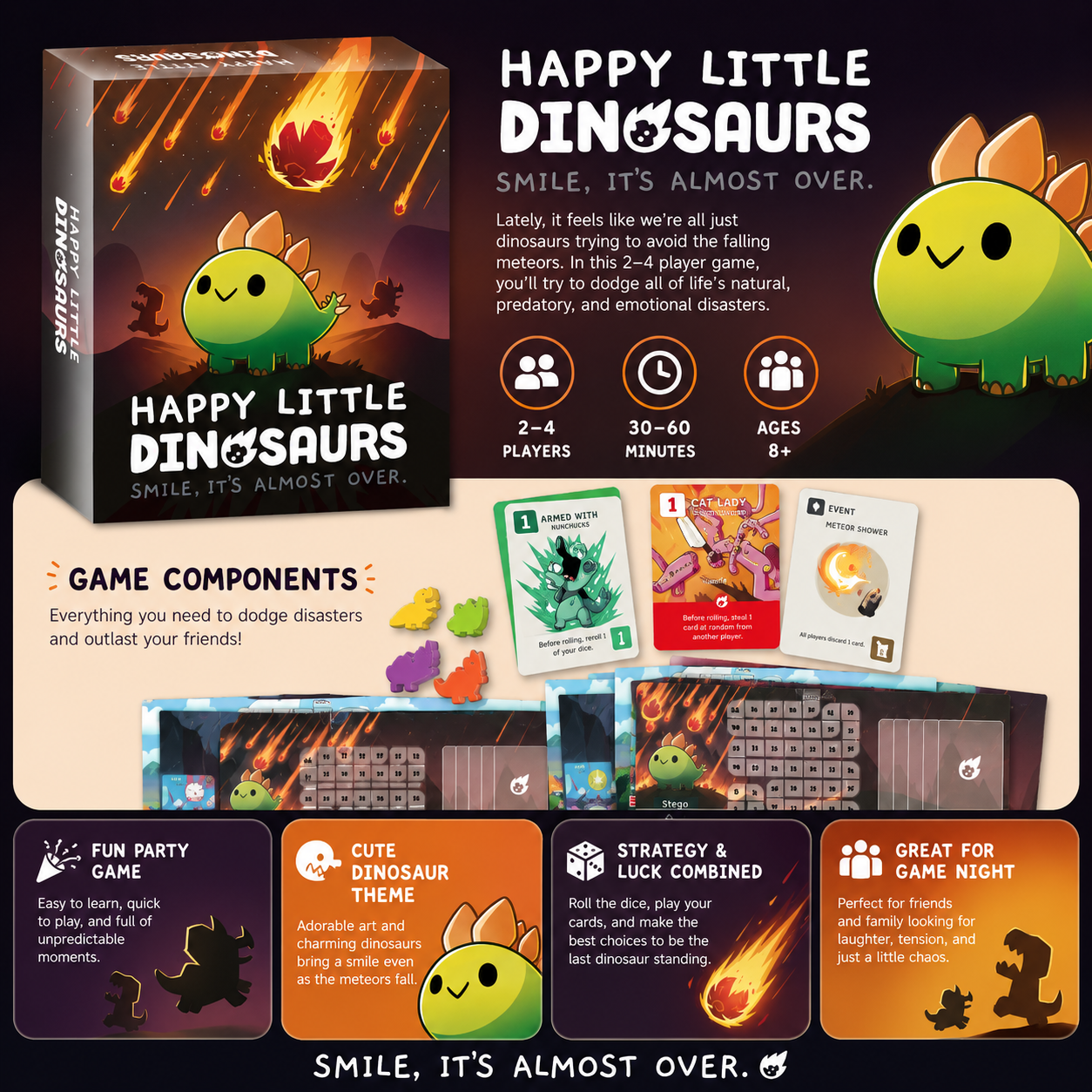 Happy Little Dinosaurs Cute Su - đánh giá và giá Board Game Strategi