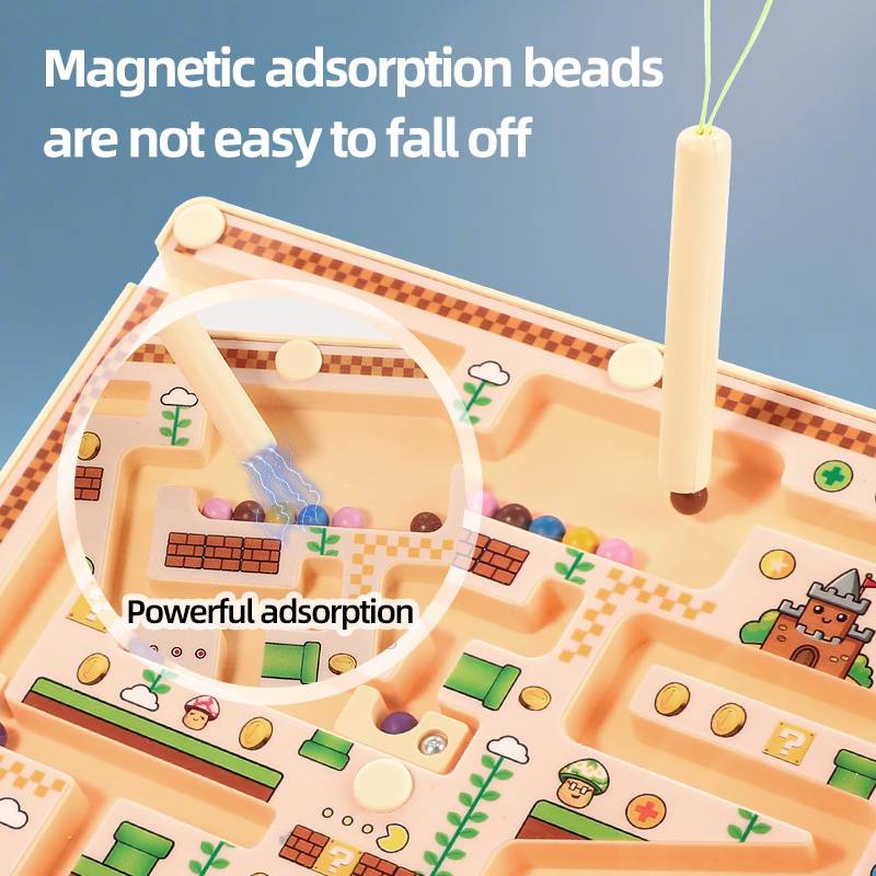 Magnetic maze bead board game, - đánh giá và giá Board Game Strategi