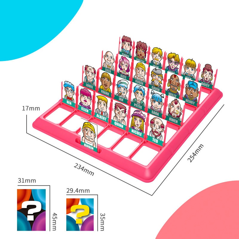 Guess Who I Am Character Guess - đánh giá và giá Board Game Guess Who